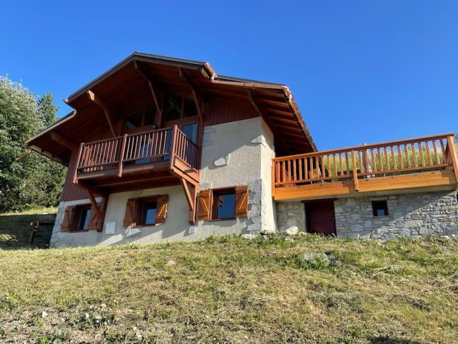 Chalet La Plagne Montalbert Pied Des Pistes Bagian luar foto